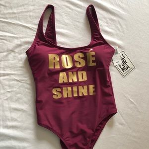 One-piece swimsuit, never worn.